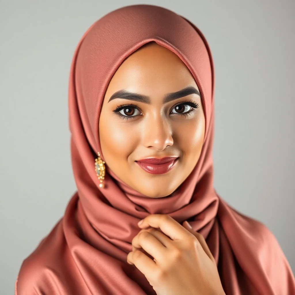 AI hijab photo — elegant formal hijab look generated by aiphotozen