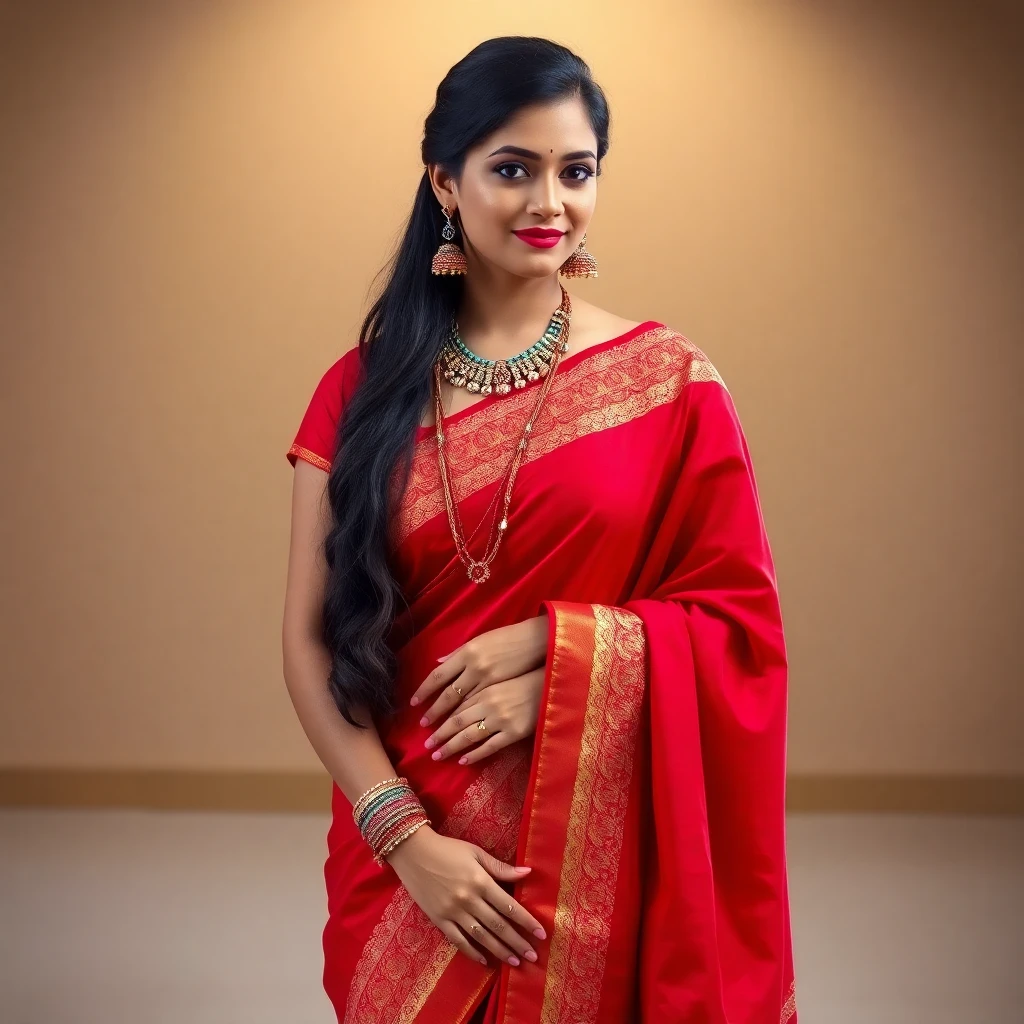 AI Saree AI photo example